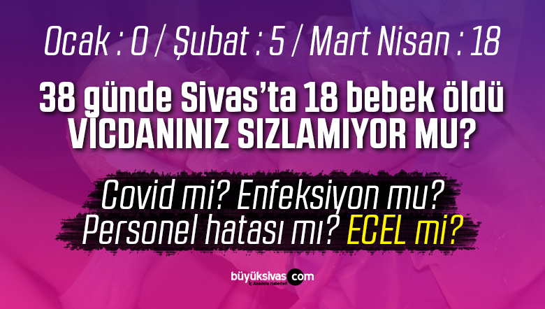 Sivas’ta sıfır yaş bebek ölümleri devam ediyor!