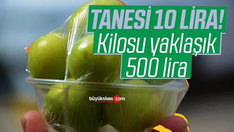 Tezgahlarda yerini almaya başlayan erik tane tane satılıyor!