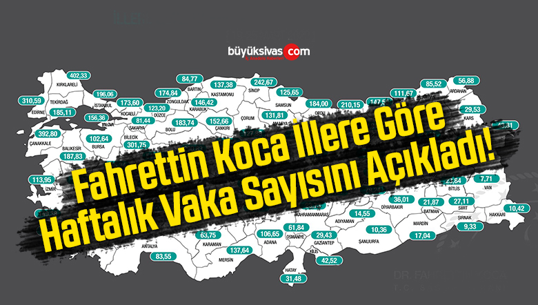 haftalık vaka saysı