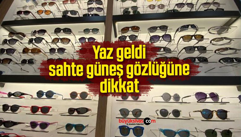 sahte güneş gözlüğü