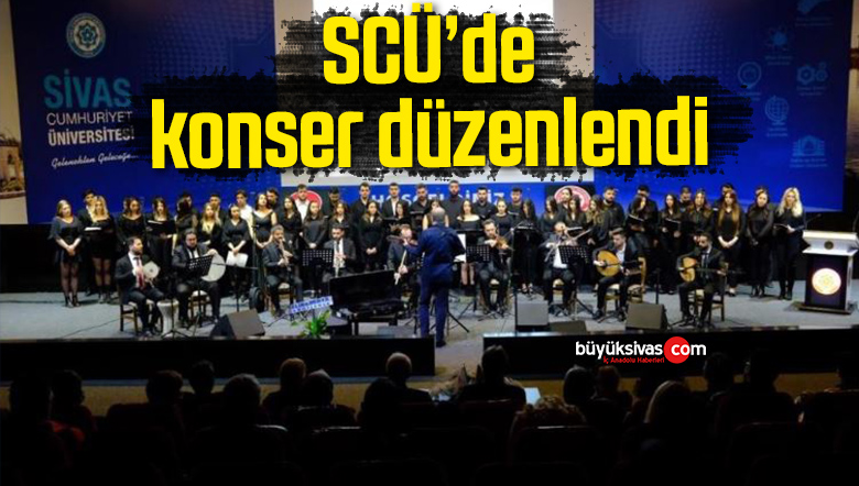 SCÜ’de konser düzenlendi