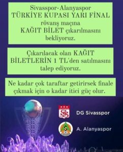 Taraftarın Vali Ayhan ve Başkan Bilgin’den İsteği Var