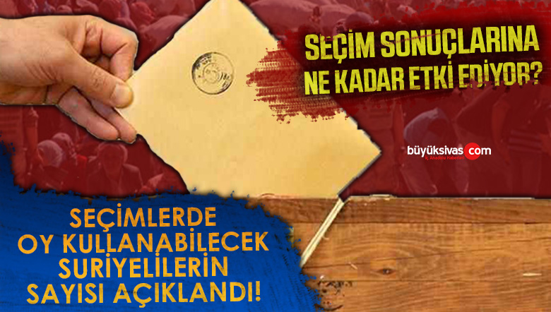 oy kullnacak suriyeli