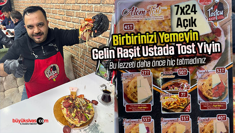 Sivas Tostçu Raşit Usta – Neşe Çay Evi – 03462235050