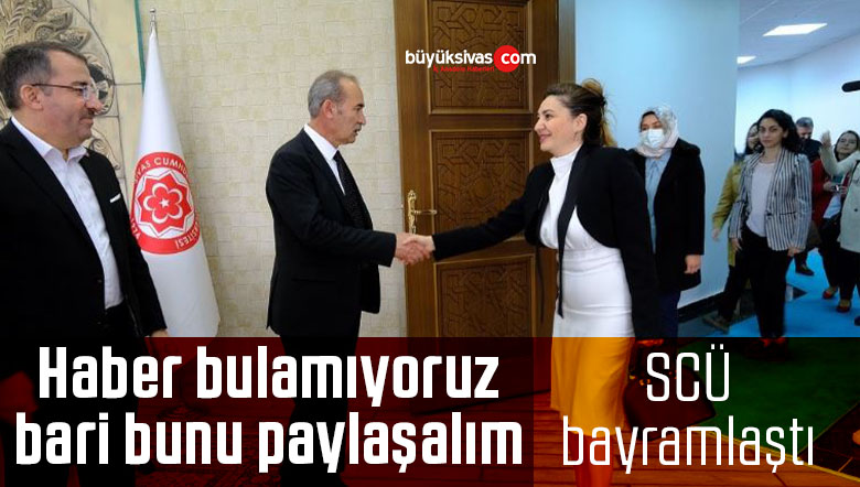 SCÜ’de bayramlaşma merasimi düzenlendi