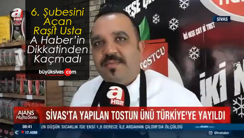 Sivaslı Tostçu Raşit Usta’nın Ünü Türkiye’ye Yayıldı! Ve A Haber’de…