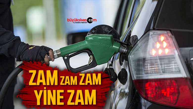 Motorine Yeni Bir Zam Daha Geldi