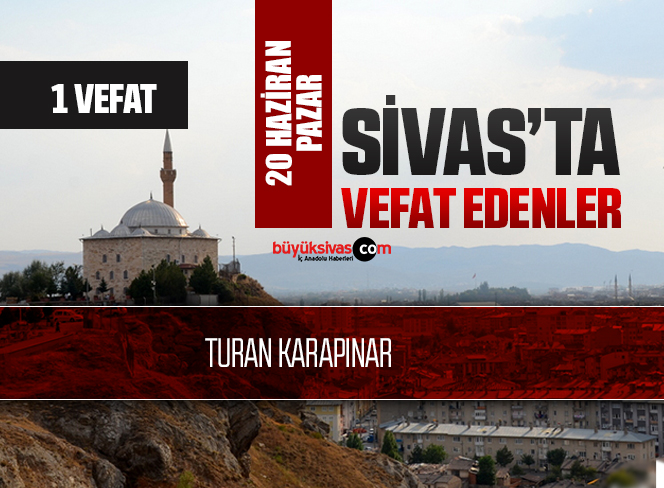 Sivas Aramızdan Ayrılanlar – Sivas’ta Ölenler -20Haziran 2022