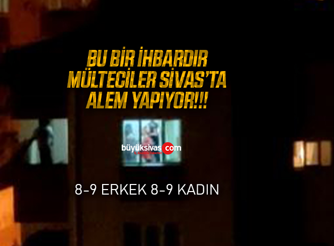 MÜLTECİLER PARTİ YAPIYOR