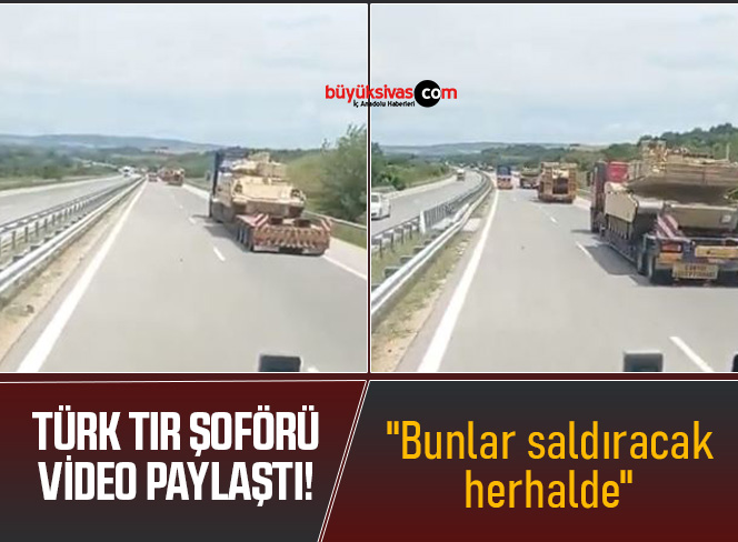 Türk tır şoförü Yunan tırlarını paylaştı! “Bunlar saldıracak herhalde”