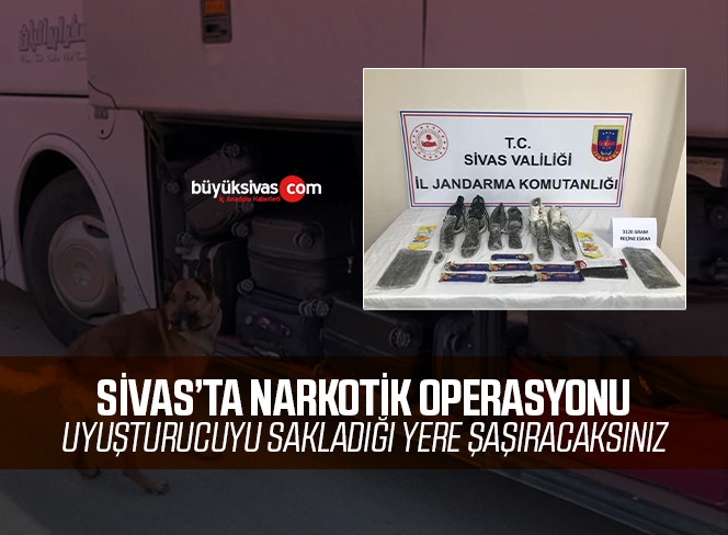 Sivas’ta bir vatandaşın ayakkabı tabanından uyuşturucu çıktı