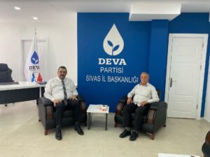 Demirkoparan’dan DEVA Partisi Sivas İl Teşkilatına Ziyaret