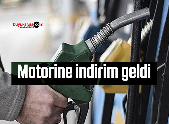 Motorine indirim geldi