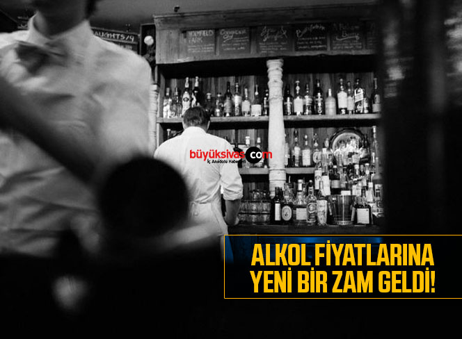 Alkollü içeceklere zam geldi