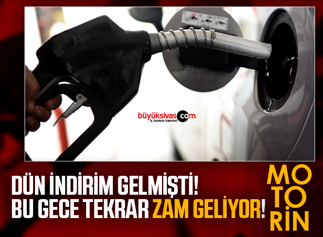 Dün 2 lira 10 kuruş indirim gelen motorin bu gece zamlanacak