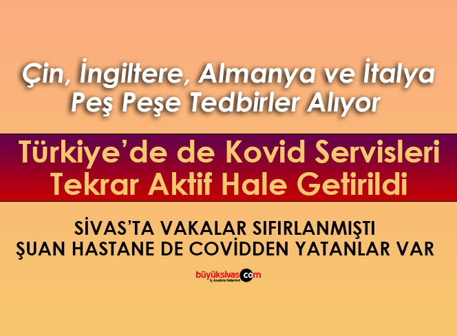 Ürküten açıklama: Kovid servisleri geri dönüyor