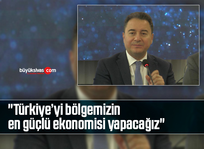 Babacan Gebze Mitinginde Söz Verdi “Türkiye’yi bölgemizin en güçlü ekonomisi yapacağız”