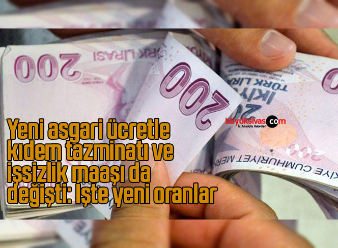 Yeni asgari ücretle kıdem tazminatı ve işsizlik maaşı da değişti: İşte yeni oranlar