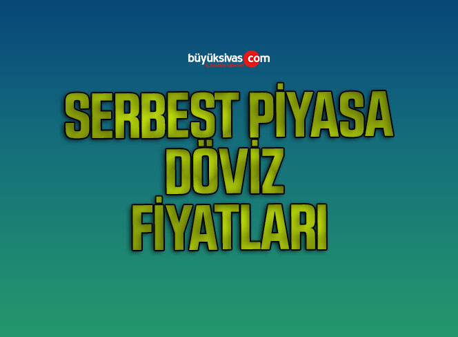 Serbest piyasada döviz fiyatları