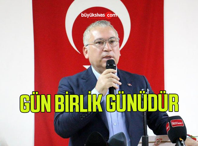 Vali Şimşek: “Gün birlik günüdür”