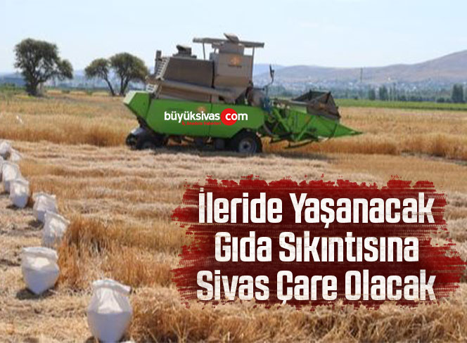 İleride Yaşanacak Gıda Sıkıntısına Sivas Çare Olacak