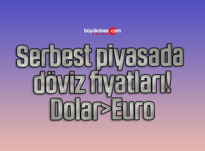 Serbest piyasada döviz fiyatları