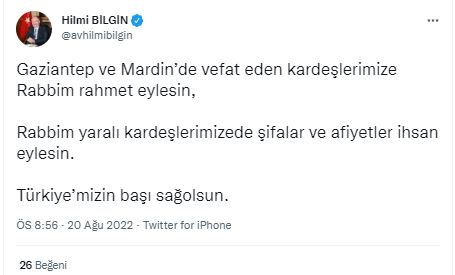 Hilmi Bilgin’den Açıklama!