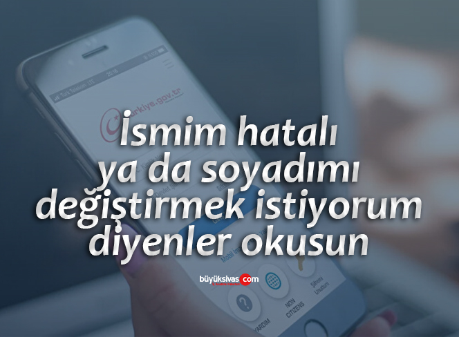 soyadımı değiştirmek