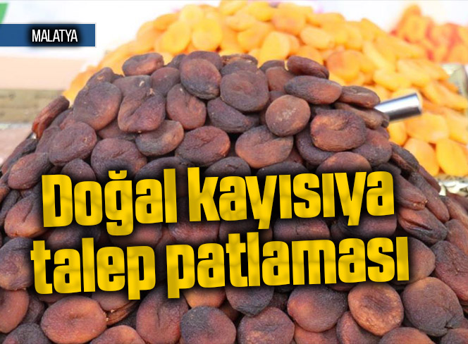 Doğal kayısıya talep patlaması
