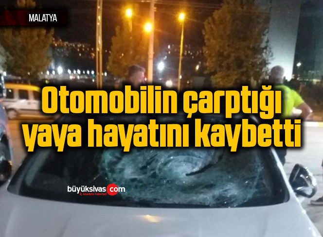 Otomobilin çarptığı yaya hayatını kaybetti