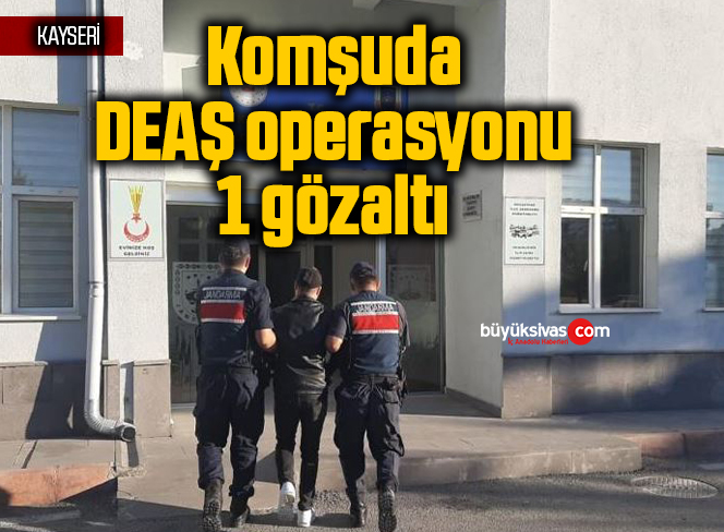 Komşuda DEAŞ operasyonu: 1 gözaltı