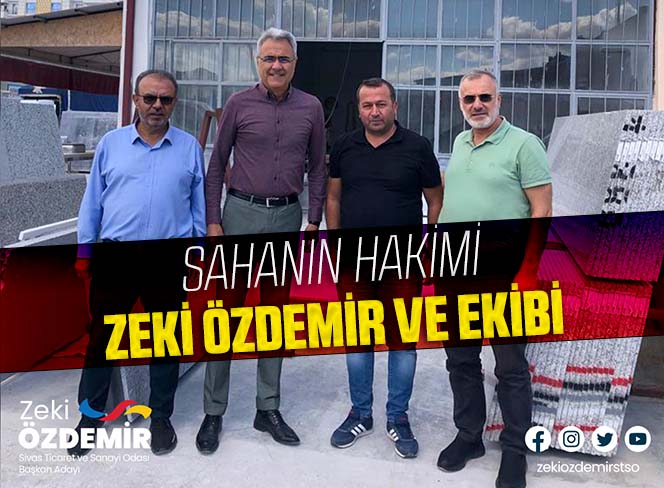 Başkan adayı Zeki Özdemir ve ekibi saha hakimiyetini eline aldı