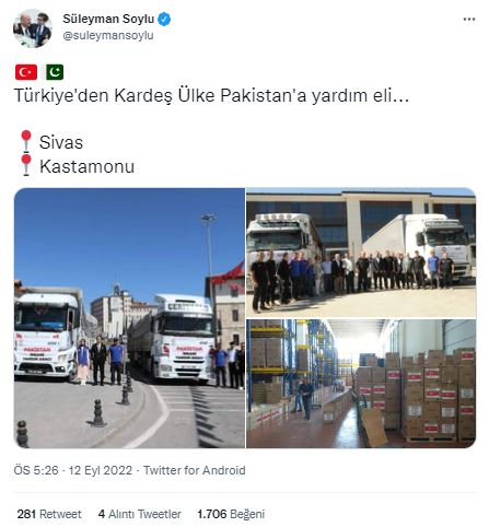 Süleyman Soylu’dan flaş Sivas paylaşımı!