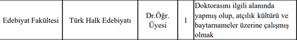 Rektör Alim Yıldız’ın Üniversitesi’nde Adrese Teslim Bir İlan Daha mı?