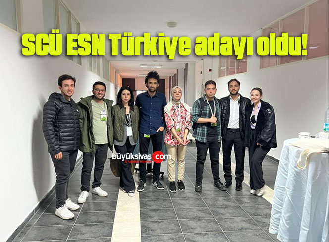 SCÜ ESN Türkiye adayı oldu!