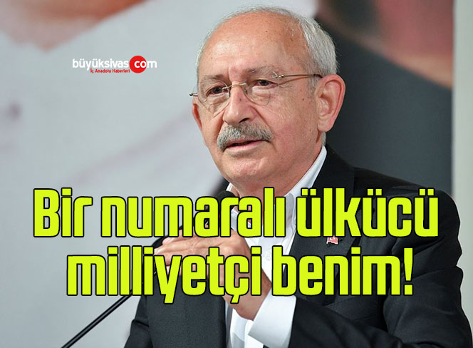 Bir numaralı ülkücü milliyetçi benim!