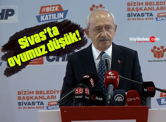 Kemal Kılıçdaroğlu Sivas’ta konuşuyor!