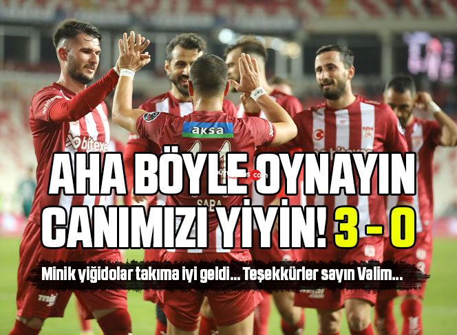 Sivasspor 3 – 0 Giresunspor maç sonucu