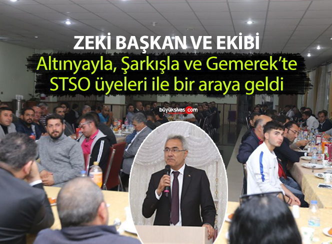 Zeki Özdemir Altınyayla, Şarkışla ve Gemerek ilçelerinde