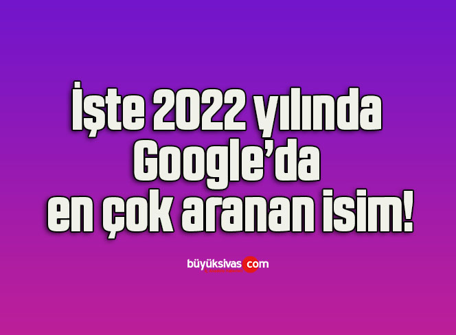 İşte 2022 yılında Google’da en çok aranan isim!