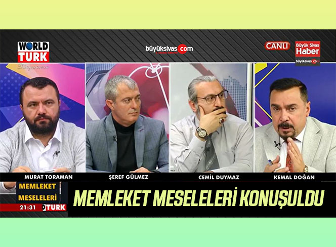 Memleket Meseleleri (19.11.2022) Büyük Sivas & World Turk Ortak Yayını