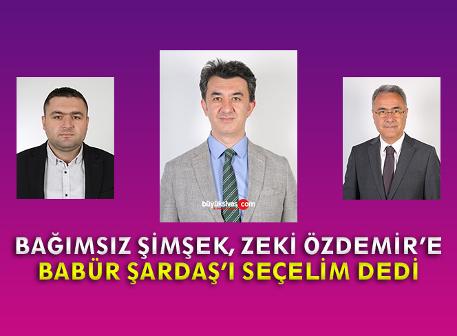 Bağımsız meclis üyesi Şimşek Zeki Özdemir’e seslendi “VAKİT GARDAŞLIK VAKTİ”