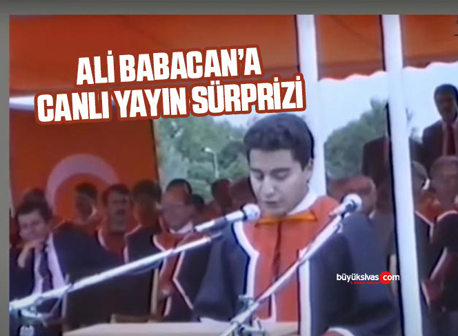 Ali Babacan kendi mezuniyet videosu ile karşılaştı