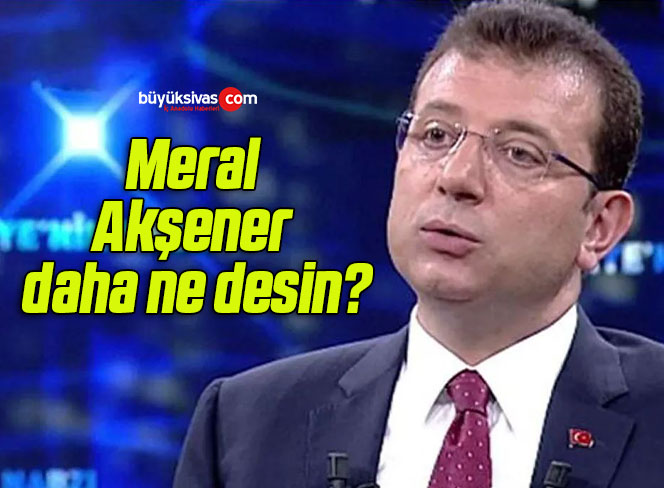 Meral Akşener daha ne desin?