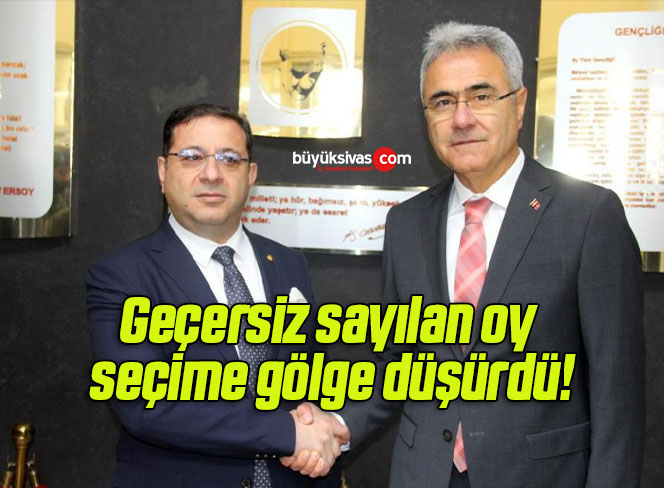 Geçersiz sayılan oy seçime gölge düşürdü!