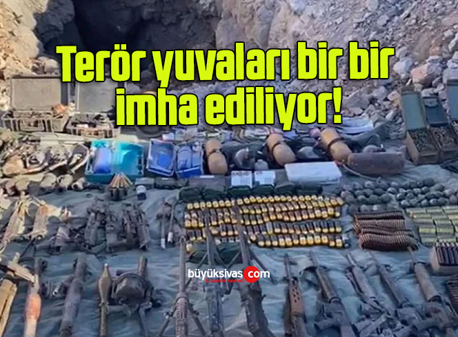 Terör yuvaları bir bir imha ediliyor!