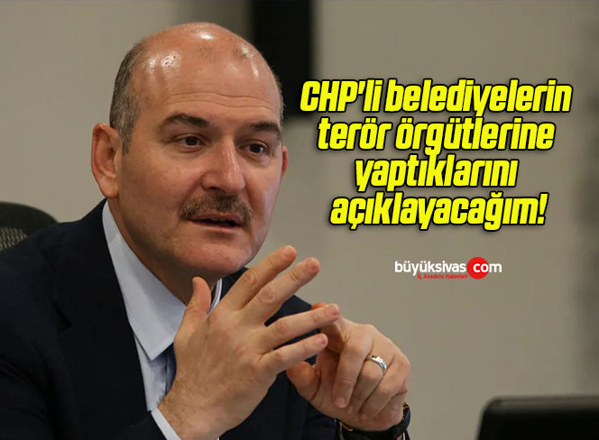 CHP’li belediyelerin terör örgütlerine yaptıklarını açıklayacağım!