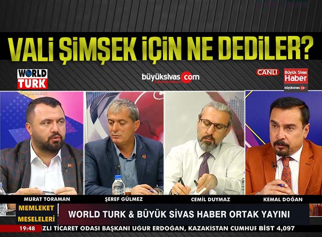 Memleket Meseleleri programında Vali Şimşek’in canlı yayını değerlendirildi