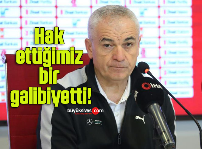 Hak ettiğimiz bir galibiyetti!