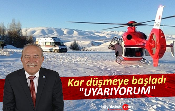 Hikmet KUZU : Kar düşmeye başladı “UYARIYORUM”